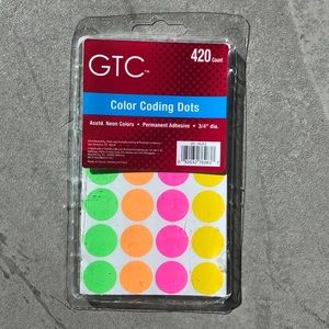 Color coding dots